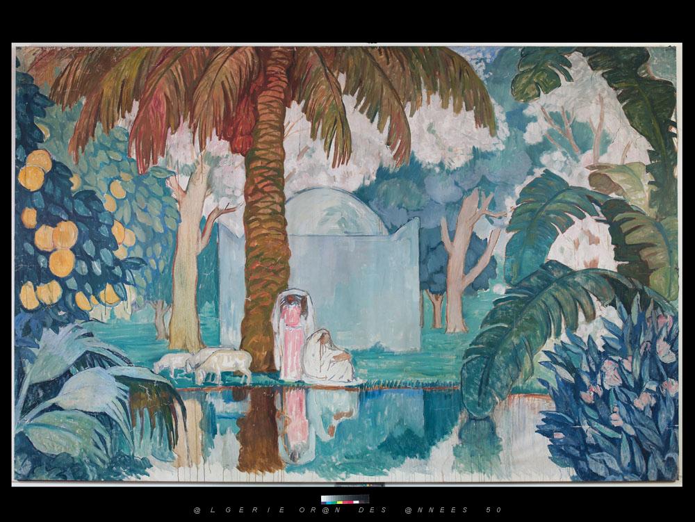 AUGUSTIN FERRANDO 1880-1957 Ferrando-001 L'oasis -1931.jpg -  